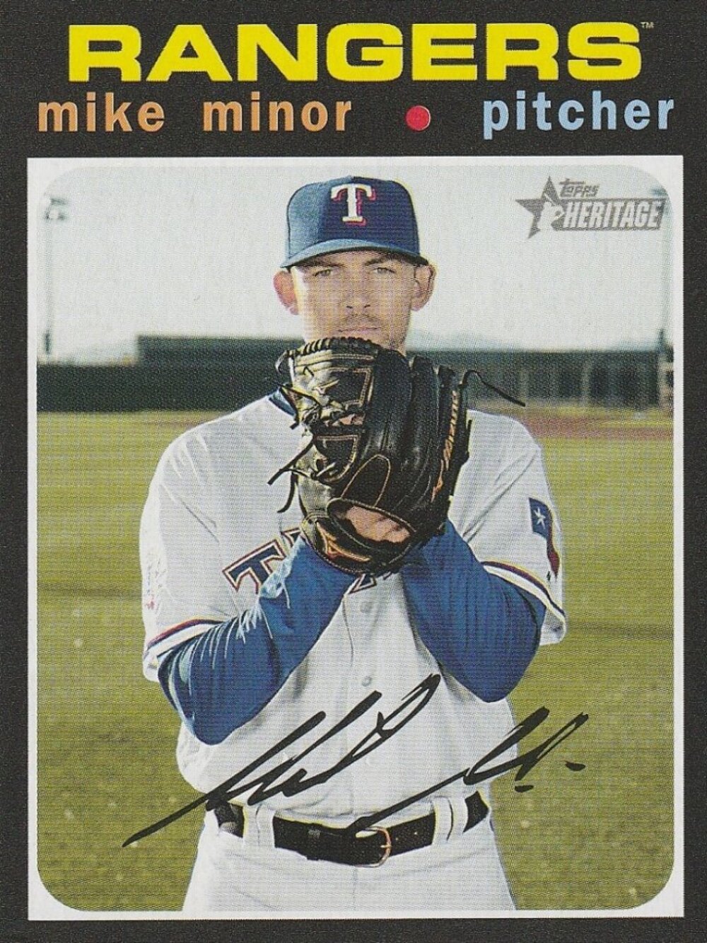 Mike Minor - 2020 Topps Heritage Series MLB Baseball Card
